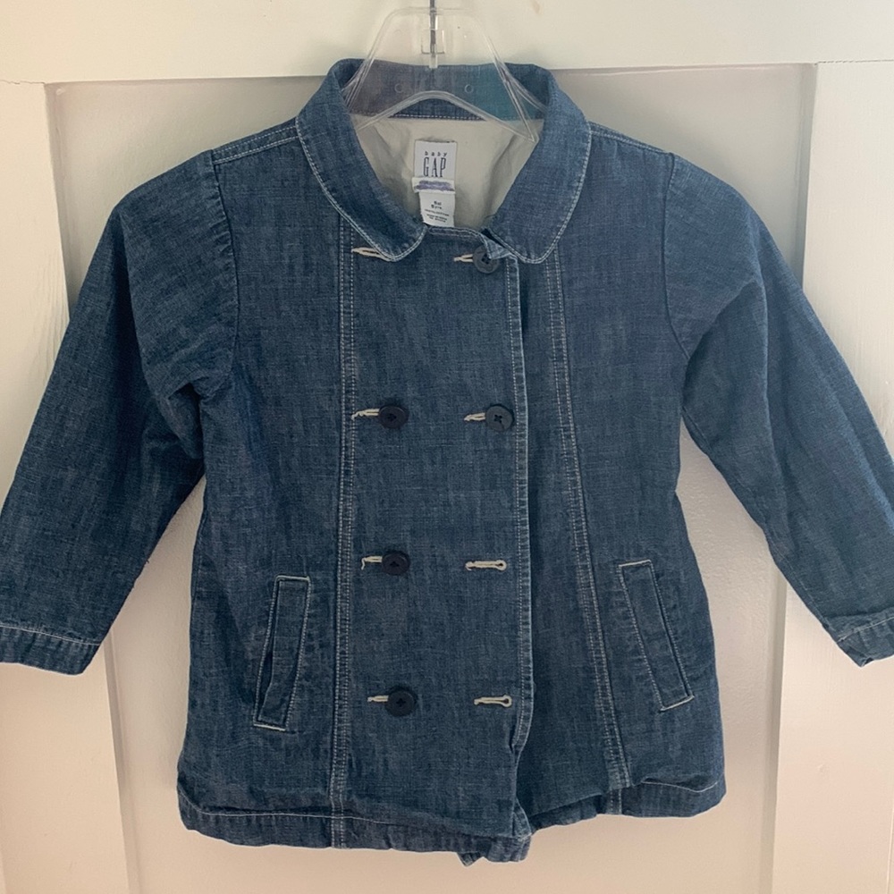 Baby Gap Dark Wash Denim Jacket Size 5 yrs.